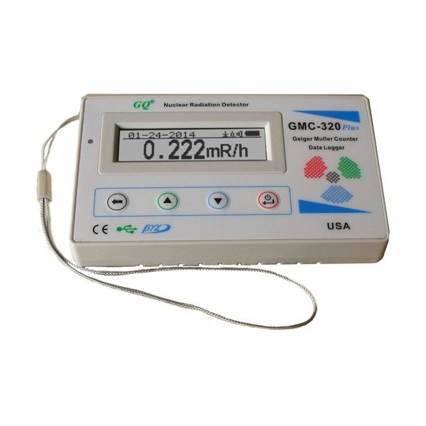 New GQ GMC-320 Plus Geiger Counter Nuclear Radiation Detector Data Recorder Beta Gamma x-Ray Test Equipment