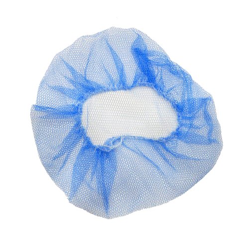 SAFEKO Disposable Honeycomb Nylon Hair Nets | Breathable | 100 Count [BLUE | 18”]