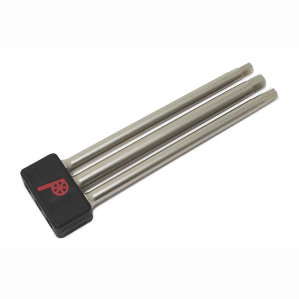 Prestacycle Pro Bicycle Tool Bits – (3) Piece 100mm S2 Nickel Plated Bit Set