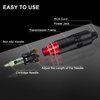 Blackbudda Tattoo Kit, Rotary Tattoo Gun Kit with Power Supply, Foot Pedal & Pigment, 10pcs Cartridge Needles Semi Makeup Practice Kit for Tattoo Artists (Black)