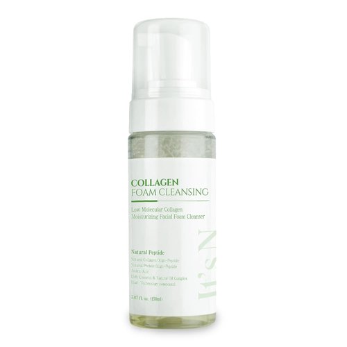 It's N Collagen Foam Cleansing 5.07 fl. oz. 150ml, Korean Face Wash, Foaming Cleanser for Face, Moisturizing Facial Foam Cleanser