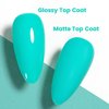 RARJSM Turquoise Blue Gel Nail Polish Turquoise Gel Nail Polish 1PCS 15ML Long Lasting Gel Nail Polish Soak off U V Curing Required Nail Art French Manicure Salon DIY at Home