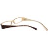 Calabria Splash 52 Rectangular Reading Glasses +0.50 Tortoise Cream Women Trendy Single Power Readers Ladies Modern Eyeglass