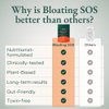 Glow Bloating SOS Drink Powder, Bloating Relief for Women with Morosil & Digestive Enzymes, for Water Retention, Metabolism, Gut Health & Immune Support, Citrus Orange - Dietitian Co-Developed