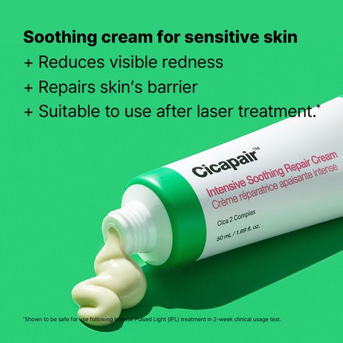 Dr.Jart+ Cicapair Sensitive Skin Face Moisturizer for Redness and Barrier Repair, 1.69 fl oz