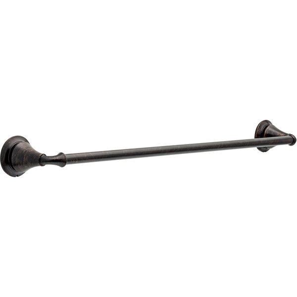 DELTA FAUCET 79424-RB Linden 24 in. Wall Mount Towel Bar Bath Hardware Accessory in Venetian Bronze
