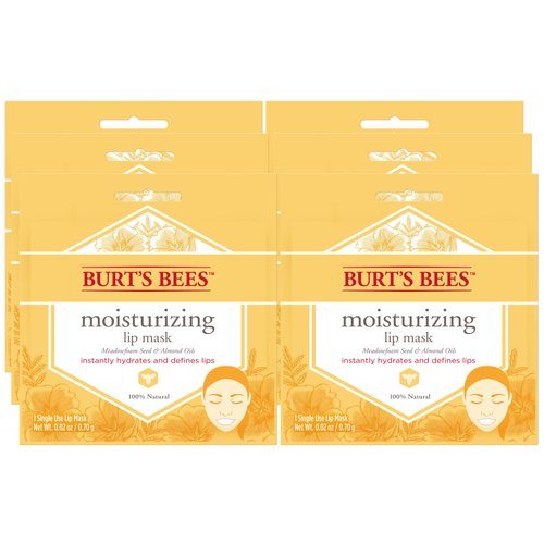Burt's Bees 100% Natural Origin Moisturizing Lip Mask, Single Use Conditioning Lip Care (Package May Vary)