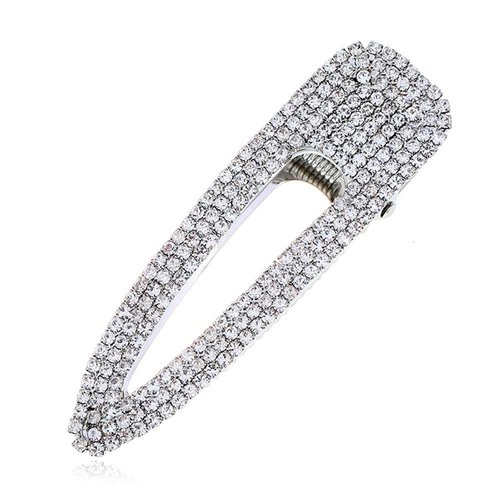 Vpang 5 Pcs Shining Rhinestone Hair Barrette Clip Hair Pins Hair Clips Duckbill Alligator Clip Pin Hair Accessories for Women Girls (Type 5)