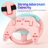 Kids Steering Wheel for Backseat with Car Key, Simulated Driving Steering Wheel Toy with Light and Music Toddlers Pretend Play Toy for Baby Children