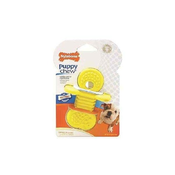 Nylabone Puppy Rubber Teethers, Small, Vanilla Flavor