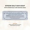 The Grandpa Soap Company Epsom Salt Bar Soap - Deep Cleansing Soap, Made with Epsom Salt and Baking Soda, Removes Dirt Grease and Grime, Vegan, For Face and Body, 4.25 Oz, 3 Pack
