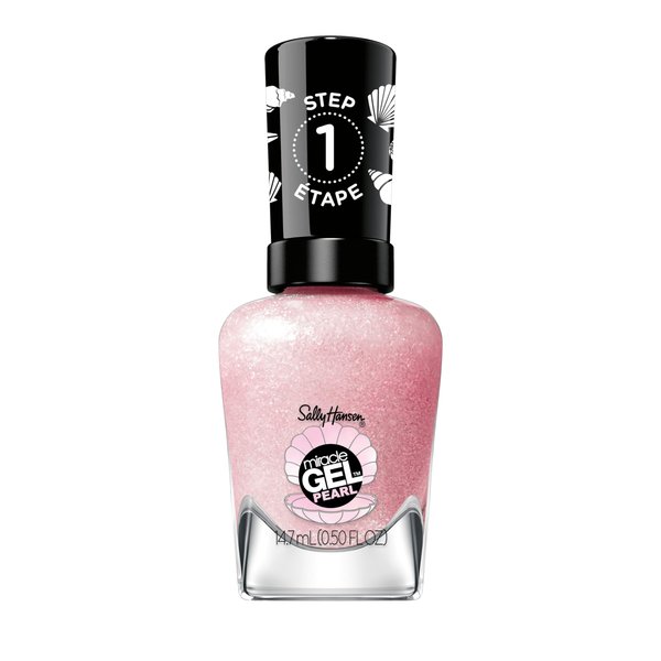 Sally Hansen Miracle Gel, Pink Sand, Nail Polish, Doesn't Chip, Long-Wear, Beautiful Colors, Easy to Use, No UV Lamp Required, 0.5oz