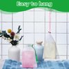 Sliverdew 6 PCS Soap Bags Exfoliating Soap Mesh Saver Pouch Bags with Drawstring Face Cleansing Foaming Nets for Foaming and Drying, Hangable, Easy to Bubble and Store Small Soap (6 Colors)