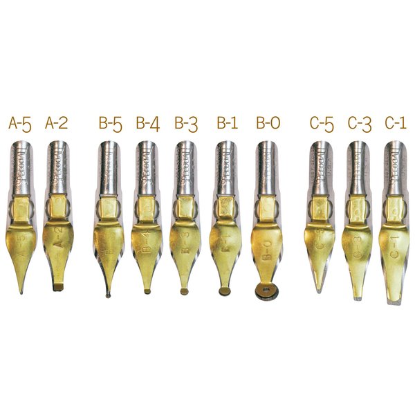 Speedball 30710 10 Pen Nib Assorted Set