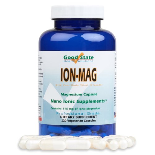 Good State ION-MAG - Ionic Magnesium Capsules - (115 mg Each Serving) (120 Veggie Capsules)