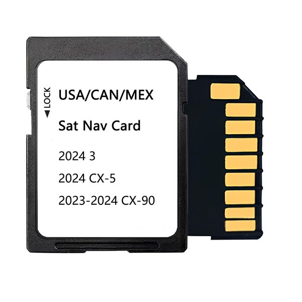 GPS Navigation SD Card KMV6-66-EZ1 for 2024 3, 2024 CX 5, 2023-2024 CX 90, USA/CAN/MEX Maps