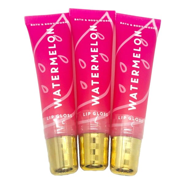3 WATERMELON Lip Gloss Shine 14 ml/0.47 ml bath body