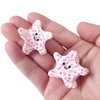 Mini Starfish Hair Clip,Acetate Claw Clips,Hair Clips for Women,Pack of 2