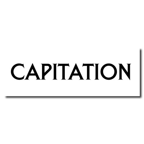 Medical Billing Specialist Essential - Capitation Rubber Stamp with Durable Wood Handle, 1/2 x 1-1/2, Ideal for Efficient Medical Documentation, Wood Handle Medical Stamp, Easy to Use