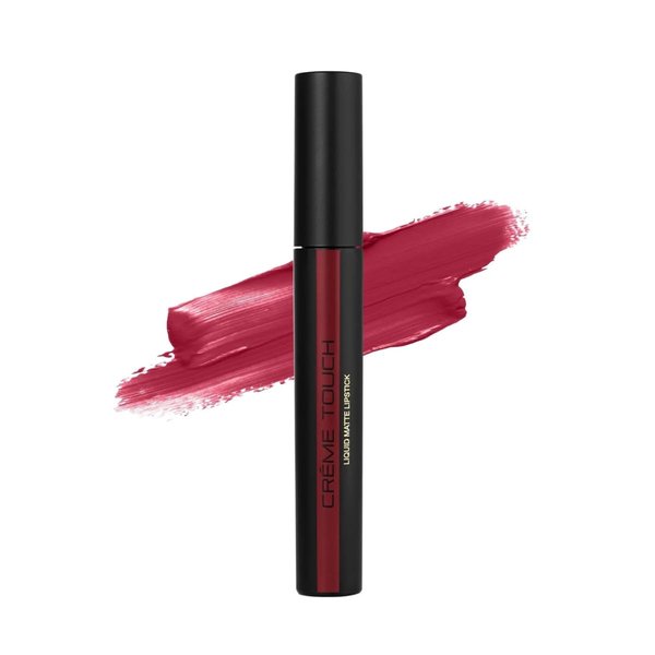 Armaf Beauté Crème Touch Liquid Lipstick For Women, Hydrating, Soft Matte Finish | Deep Carmine