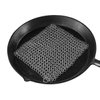 Cast Iron Scrubber 316 Stainless Steel Cast Iron Skillet Cleaner 8"x6" Chainmail Scrubber Scraper Chain Mail Link Scrub for Cast Iron Pre-Seasoned Pans, Griddles, BBQ Grills, and Pot Cookware Cleaning