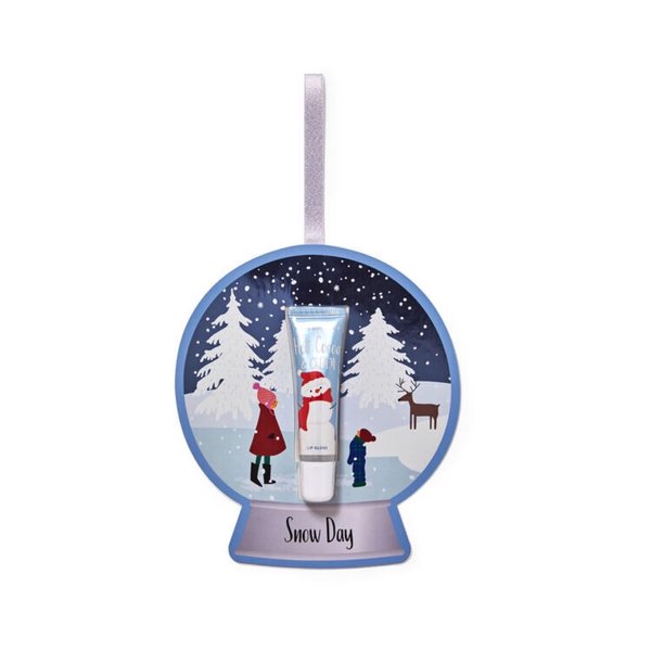 Bath Body Snow Day Hot Cocoa & Cream Lip Gloss Ornament - 0.47 Ounce