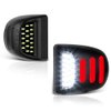 VIPMOTOZ Red OLED Neon Tube Pure White LED License Plate Light Tag Lamp Assembly Replacement For Cadillac Escalade Chevy Silverado Tahoe Suburban GMC Sierra 1500 2500 3500 Yukon XL