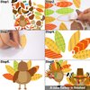 Make-A-Turkey Stickers Thanksgiving Crafts for Kids Make Your Own Turkey Craft Sets for Thanksgiving Party Favors Game Activities Supplies 20Pcs