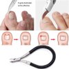 Grip & Snip Spiral Spring Cuticle Nipper, Easy to Remove Grip and Snip Spiral Shear Dead Skin, Pedicure Manicure Tools for Nails