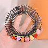 1pc Stretchy Full Circles Comb With Flowers,Stretchy Headband Holder Plastic Circular Hair Comb For Women Girls Comb Hair Clips Broken Hair Ar Hair Combs,Styling Tools and Appliances,Black