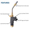 Flame King YSNAX1-020a Propane Torch Head, High Intensity MAX Heat Blow Torch Kit with Push Button Igniter for Professionals in Soldering, Welding, Brazing, Searing