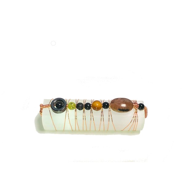 Protection Talisman Crystals Selenite - My Holistic Helper II | Protection from Evil Eye - Jealously - Envy - Bad Luck - Negative Energy - Accidents