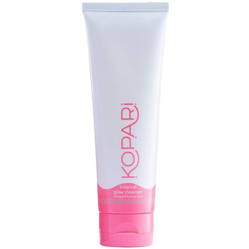 Kopari Tropical Glow Cleanser Hydrating Face Wash, Oil Free Gel Makeup Remover, Dermatologist-Tested for All Skin Types, Vegan, Hypoallergenic, Non-Irritating, Cruelty-Free, Paraben-Free | 4.5 oz