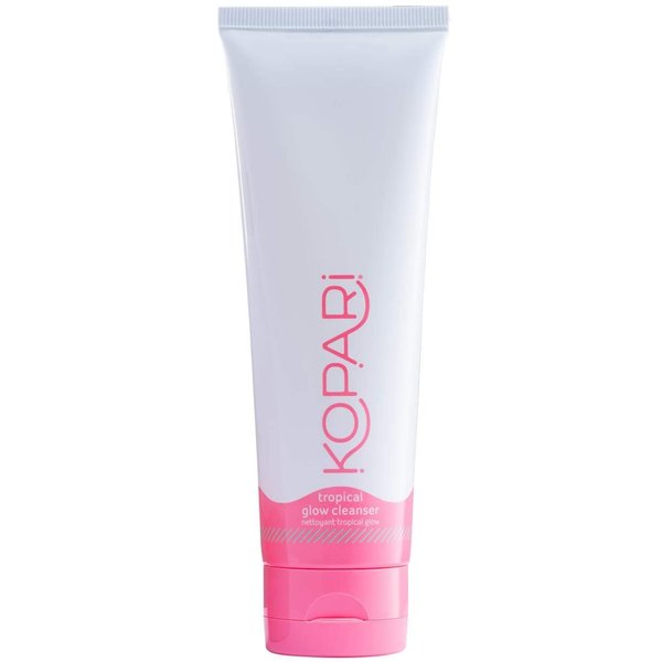 Kopari Tropical Glow Cleanser Hydrating Face Wash, Oil Free Gel Makeup Remover, Dermatologist-Tested for All Skin Types, Vegan, Hypoallergenic, Non-Irritating, Cruelty-Free, Paraben-Free | 4.5 oz