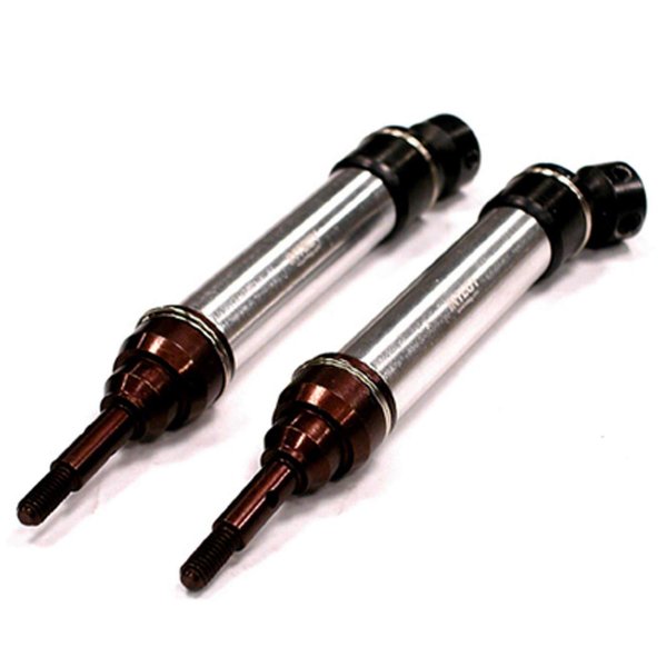 RC Model XHD V2 Steel Front Universal Driveshafts for Traxxas 1/10 Slash & Stampede 4X4