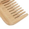 Wide Tooth Comb, Bamboo Comb Lightweight Easy Styling Flexible Structure for Home for Travel for Long Hair