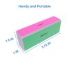 4 Way Nail Buffer Block (10 Pcs), Nail Shine Buffers Blocks Files for Natural and Acrylic Nails Smoother Buffing Block Polisher Fingernail File Buffer 120/240/600/3000 Grit for Buffing Shinning