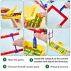 4 Sets Mini Football Game Desktop Football Games Field Goal Football Toys with Foam Football Goal Post, Football, Bases, Catapults, Flick Finger Board Desk Games for Sports Party, Office, Gifts