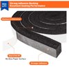 MAGZO Adhesive Foam Weather Stripping 1 Inch W X 1 Inch T, Air Conditioner Window Seal Open Cell High Resilience, Total Length 13 Feet (6.5ft x 2 Rolls)