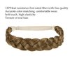 TOECWEGR Braid headband 3 Strands Synthetic Braided Hair Headbands Stretch Plaited Hair Headbands Hairpiece Fashion Girl Costume Hair Accessories