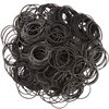 AMUU Rubber Bands black 500pcs #16 Small Rubber Band for Office money School Home size16 Elastic Band 38m m rubber bands