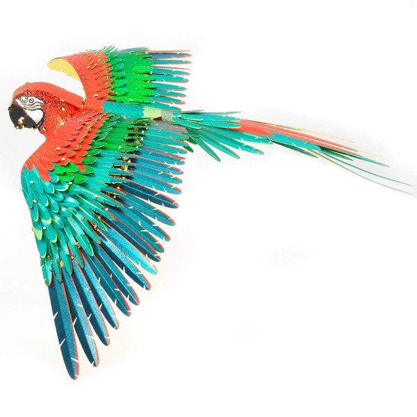 Fascinations Metal Earth Premium Series Jubilee Macaw Parrot 3D Metal Model Kit