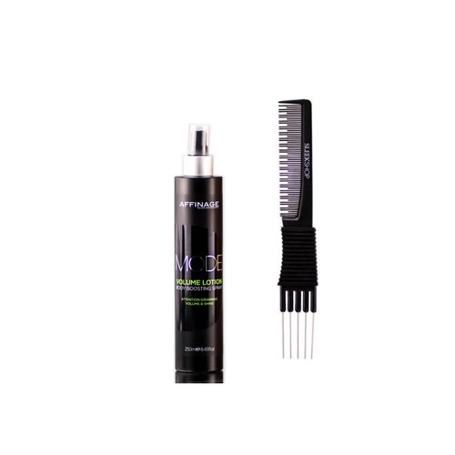 yper Affinage Mode Volume Lotion (8.45 oz) with Teasing Comb Pack 1