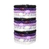 L. Erickson Grab & Go Pony Tube - Ultra Violet - 15 Pack Ponytail Holder Hair Ties