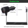 Radar Detector Power Cord with USB and USB-C Fast Charging Dual Port Car Cord Compatible with Escort MAX 360, MAX 360c, IX, IXc, 9500 IX, MAX II, MAX 3,MAXcam 360c, MAX 360 MKII, Redline 360c etc