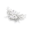 Wedding Hair Accessories for Brides, Women, Bridesmaids, Flower Girl | Bride Hair Jewelry | Bridal Hair Accessories For Wedding Headpieces | Bridal Hair Comb Flower | Hair Clip Pieces (Modern)