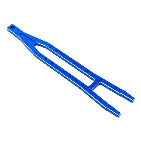 XSYGO Aluminum Alloy Tall Battery Hold-Downs Retainer for 1/10 Traxxas Ford Fiesta ST Rally Brushless/Slash 4X4 Ultimat Upgraded Parts -Replaces Part 7426 (Blue)