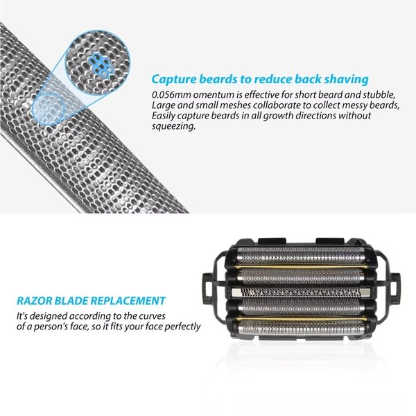 2023 Upgraded ARC 5 Men's Shaver ES-LV5B, ES-LV5C, ES-XLV9C, ES-LV9N, ES-LV95, ES-LV65 & all 2023 Upgraded ARC 5 blade Shavers Replacement Blade for Panasonic LAMDASH Men's Shaver