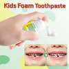 Foam Toothpaste Kids, 4 Packs Kids Foam Toothpaste for U-Shape Electric Toothbrush, Toddler's Toothpaste with Low Fluoride, Children Oral Cleaning for Best Result