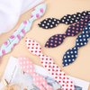 CustomyLife 6pcs Deft Hair Bun Makers Flexible Twister Hair Bun Polka Dot Donut Bun Quick Lazy French Hair Curler Accessories for Women Girls